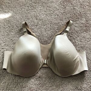 Soma Vanishing Back Full Coverage Front Close Bra 42C Nude Tan